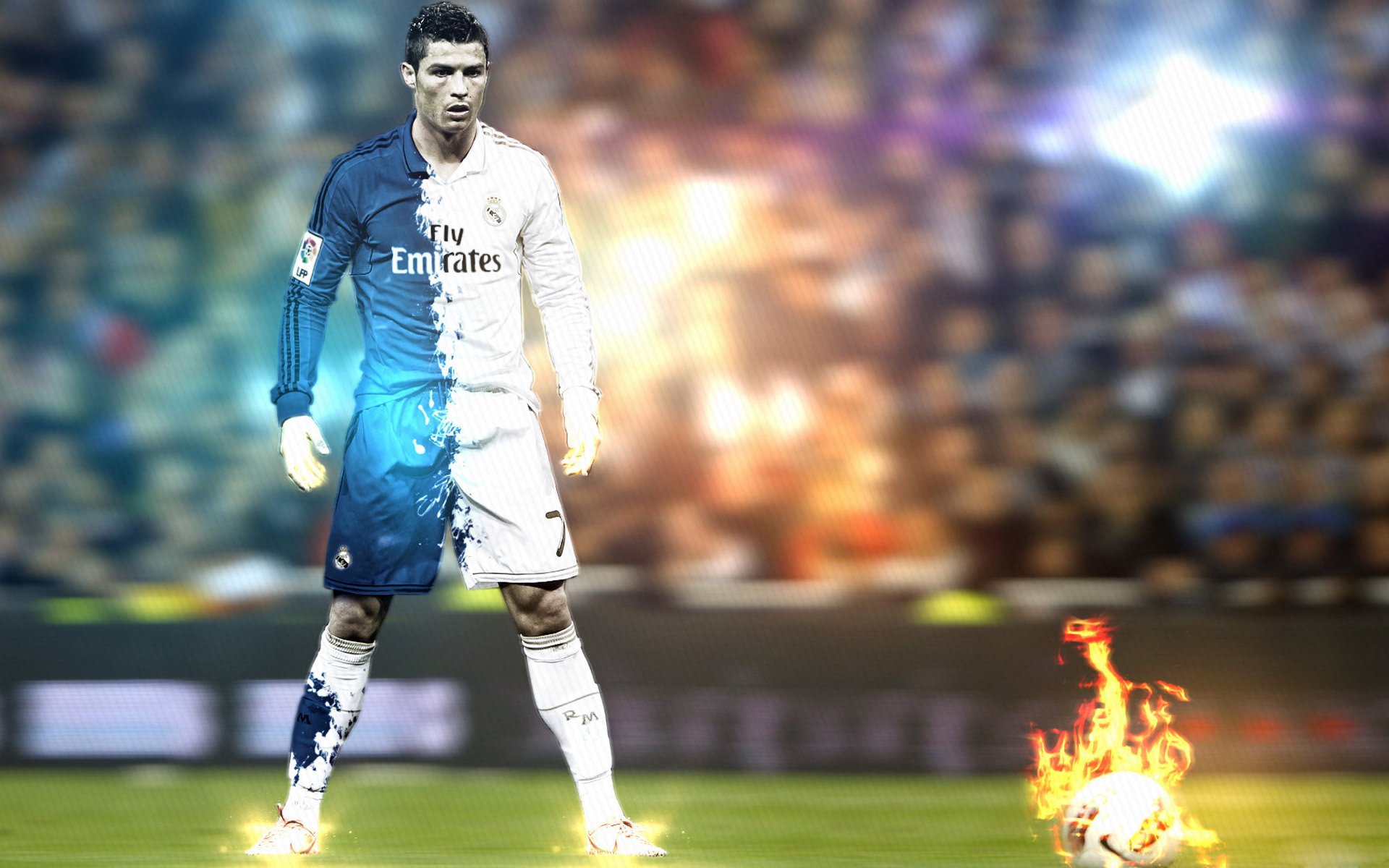 球迷疯狂应援：那些燃爆的现场极速镜头，球迷狂热